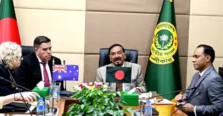 স্পীকারের সঙ্গে অস্ট্রেলিয়ার সংসদীয় প্রতিনিধিদলের সাক্ষাৎ